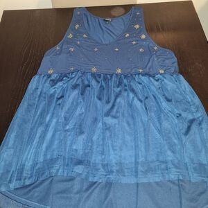 Torrid Blue Sleeveless Top